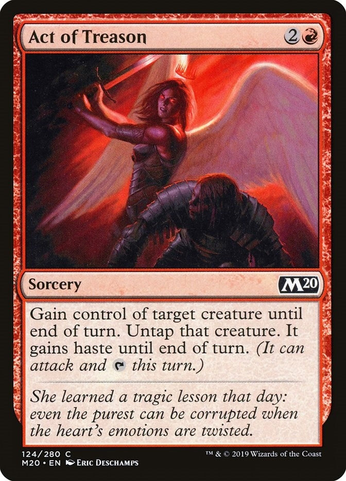 Act of Treason (124) [M20] - MTG Single