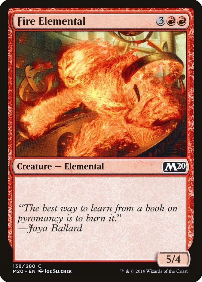 Fire Elemental (138) [M20] - MTG Single