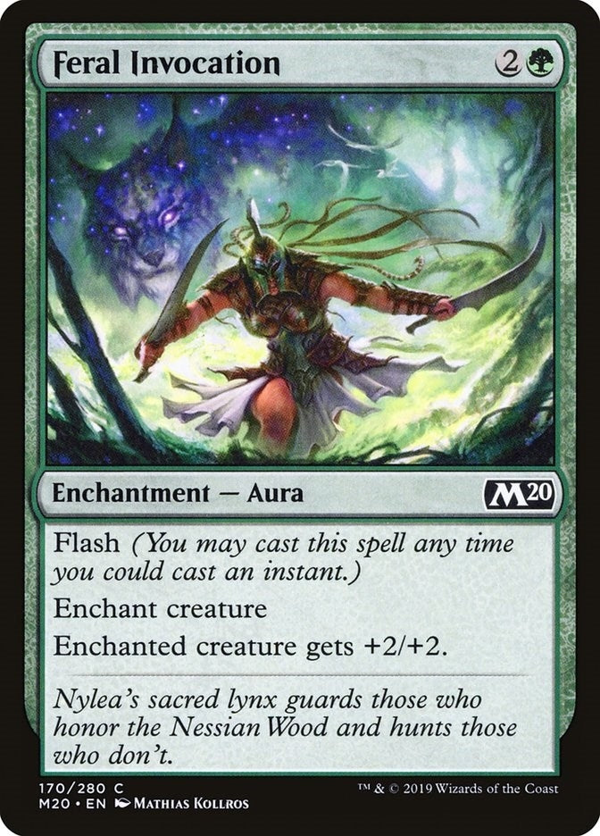 Feral Invocation (170) [M20] - MTG Single