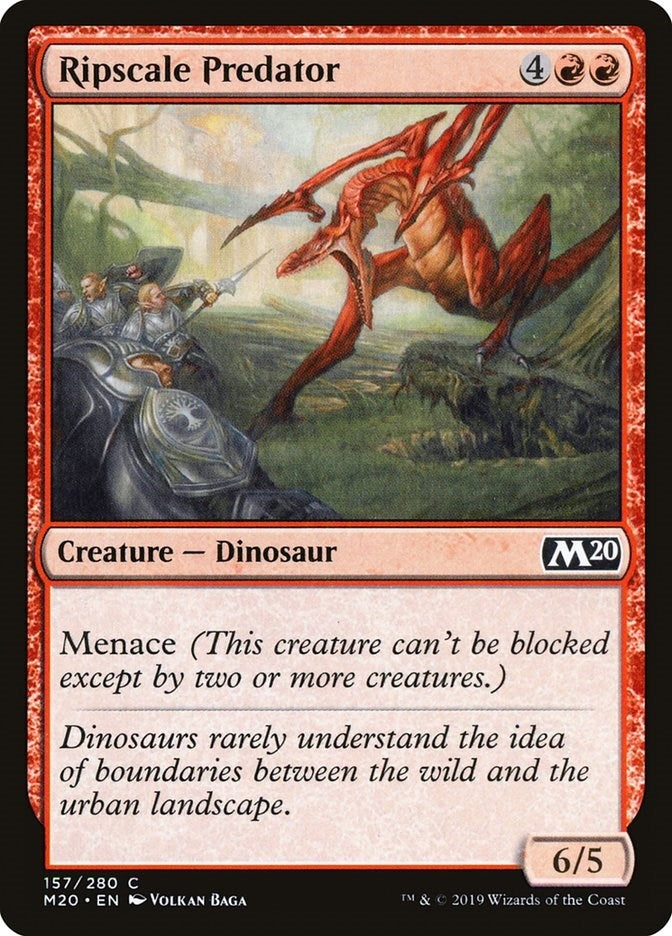 Ripscale Predator (157) [M20] - MTG Single