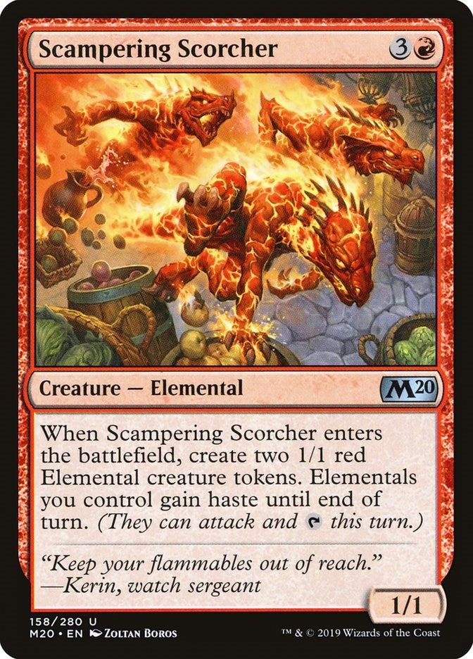 Scampering Scorcher (158) [M20] - MTG Single