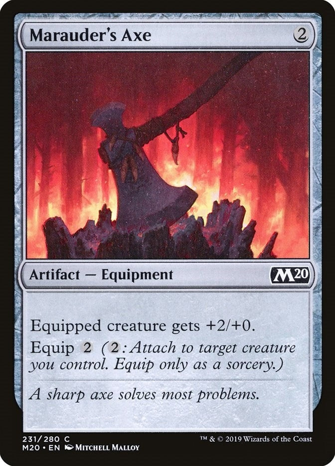 Marauder’s Axe (231) [M20] - MTG Single