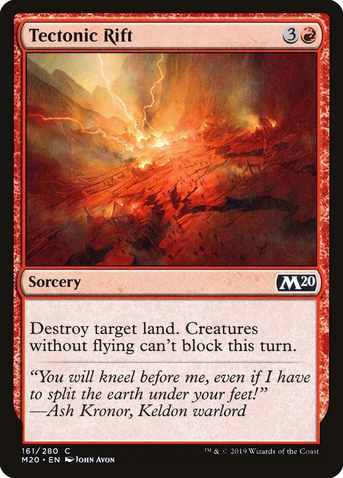 Tectonic Rift (161) [M20] - MTG Single
