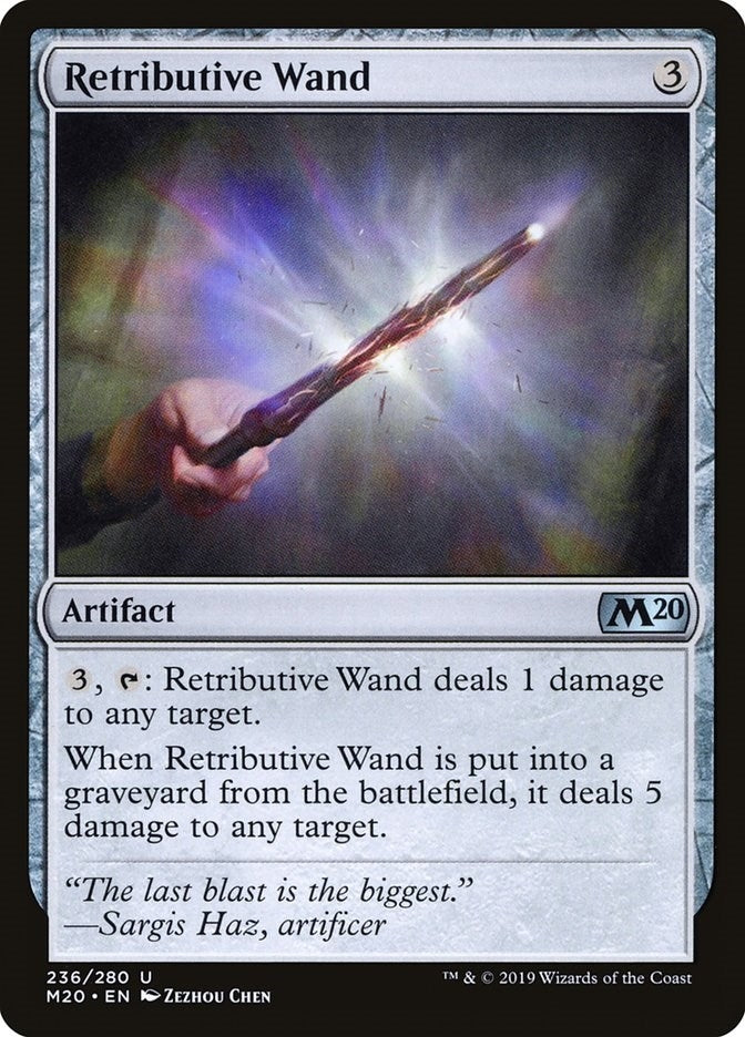 Retributive Wand (236) [M20] - MTG Single