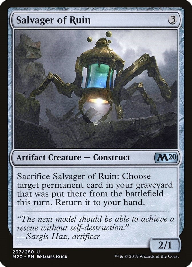 Salvager of Ruin (237) [M20] - MTG Single