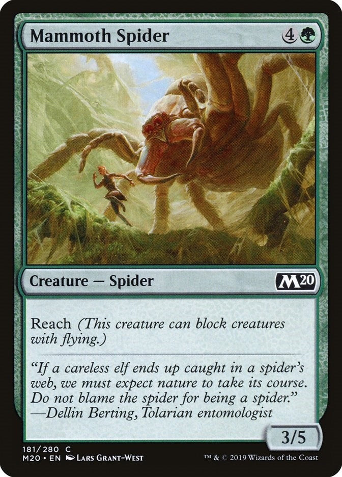 Mammoth Spider (181) [M20] - MTG Single