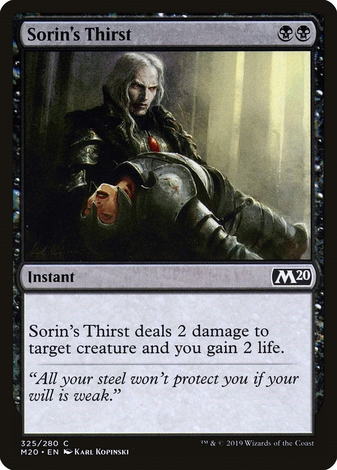 Sorin’s Thirst (325) [M20] - MTG Single