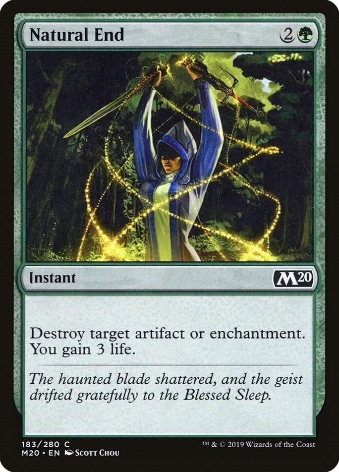 Natural End (183) [M20] - MTG Single