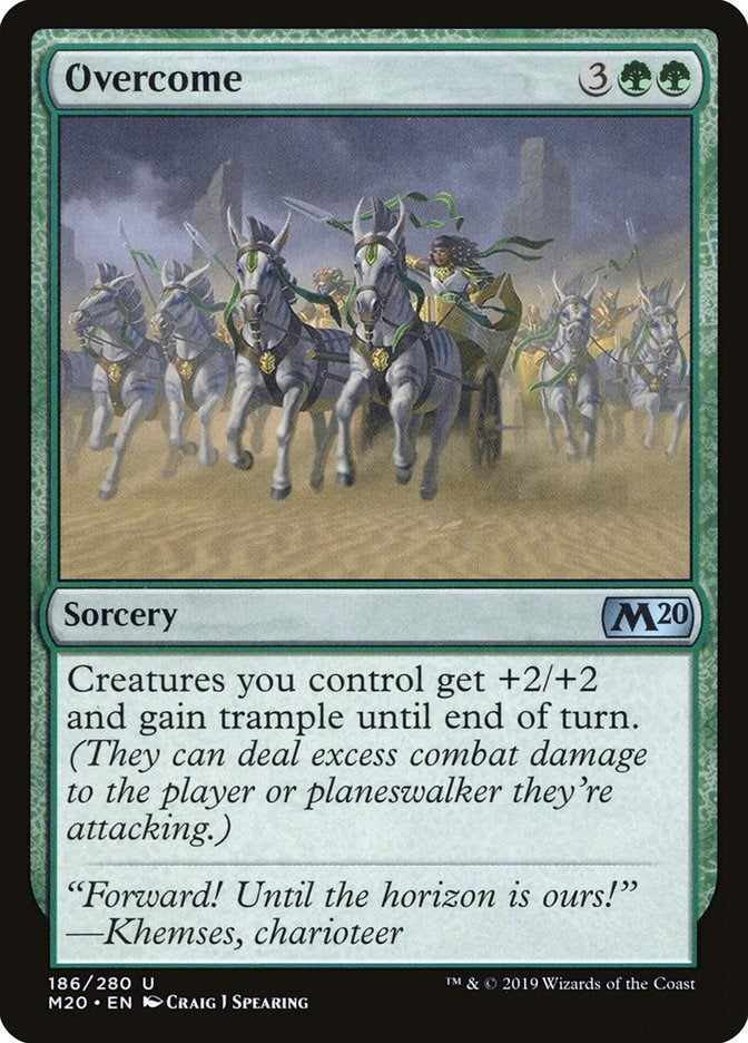 Overcome (186) [M20] - MTG Single