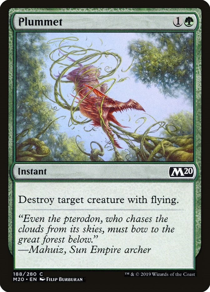 Plummet (188) [M20] - MTG Single