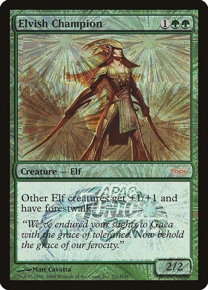 Elvish Champion (Junior APAC Series) (2) [JSS] - MTG Single