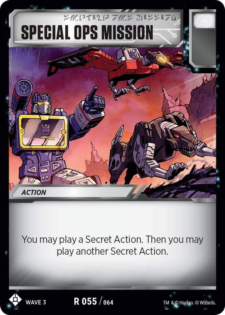Special Ops Mission (55) [WFCS1] - Transformers TCG Single
