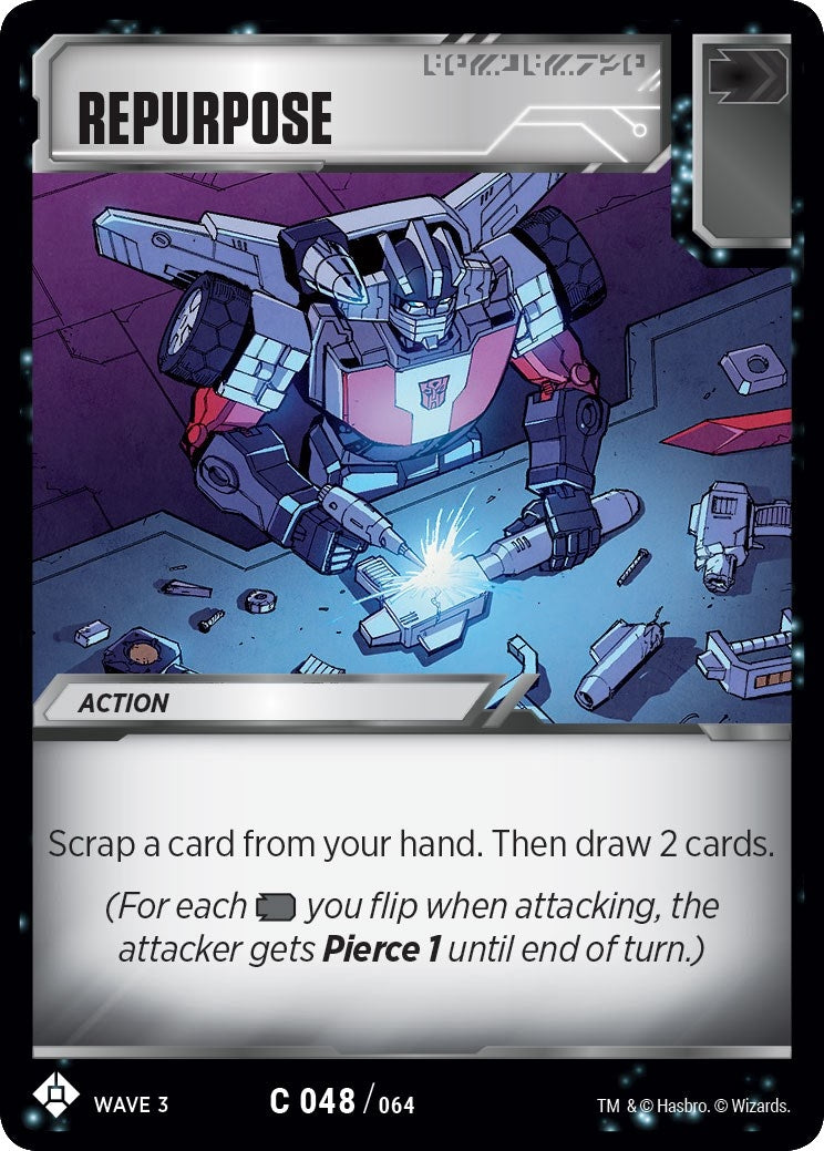 Repurpose (48) [WFCS1] - Transformers TCG Single