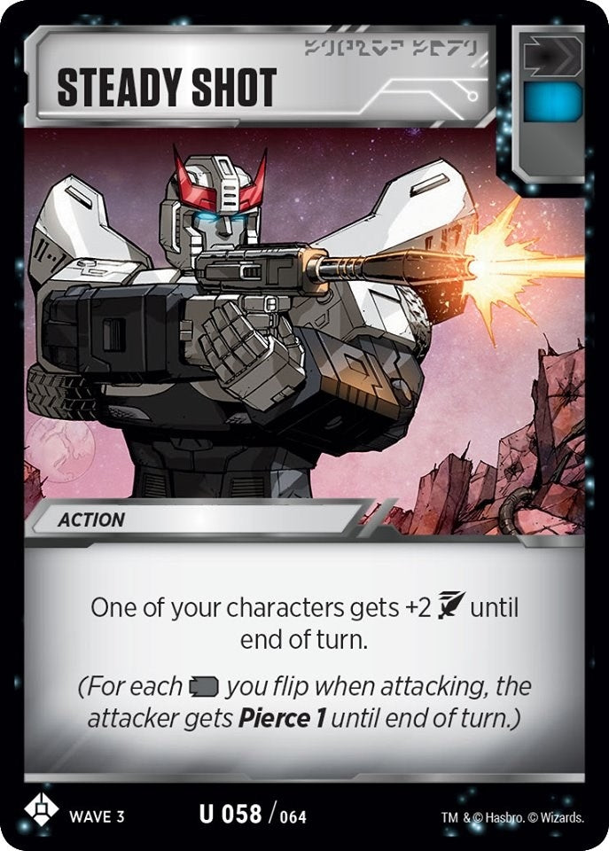 Steady Shot (58) [WFCS1] - Transformers TCG Single