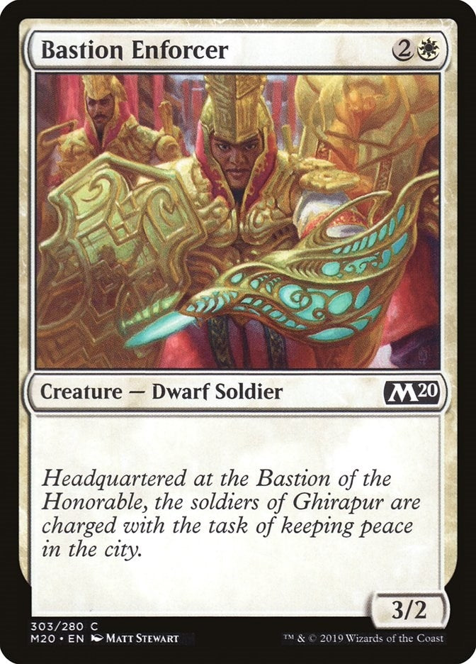 Bastion Enforcer (303) [M20] - MTG Single