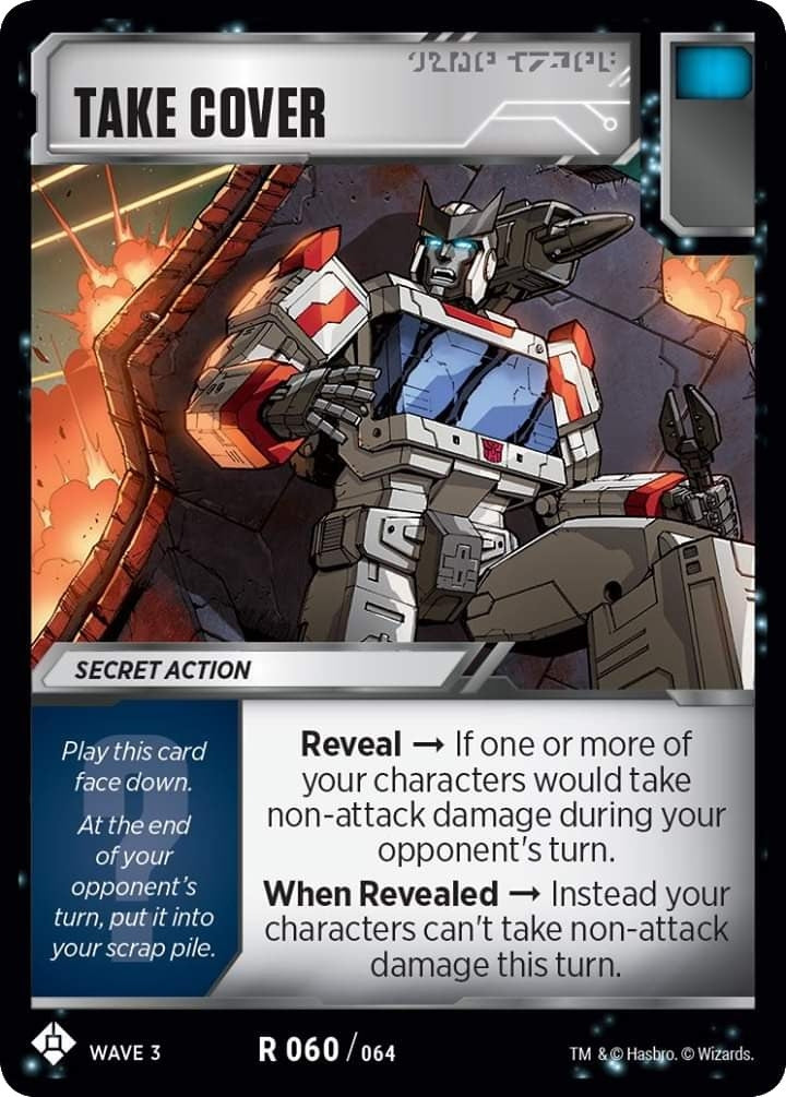 Take Cover (60) [WFCS1] - Transformers TCG Single