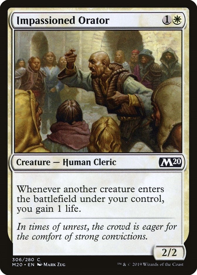 Impassioned Orator (306) [M20] - MTG Single