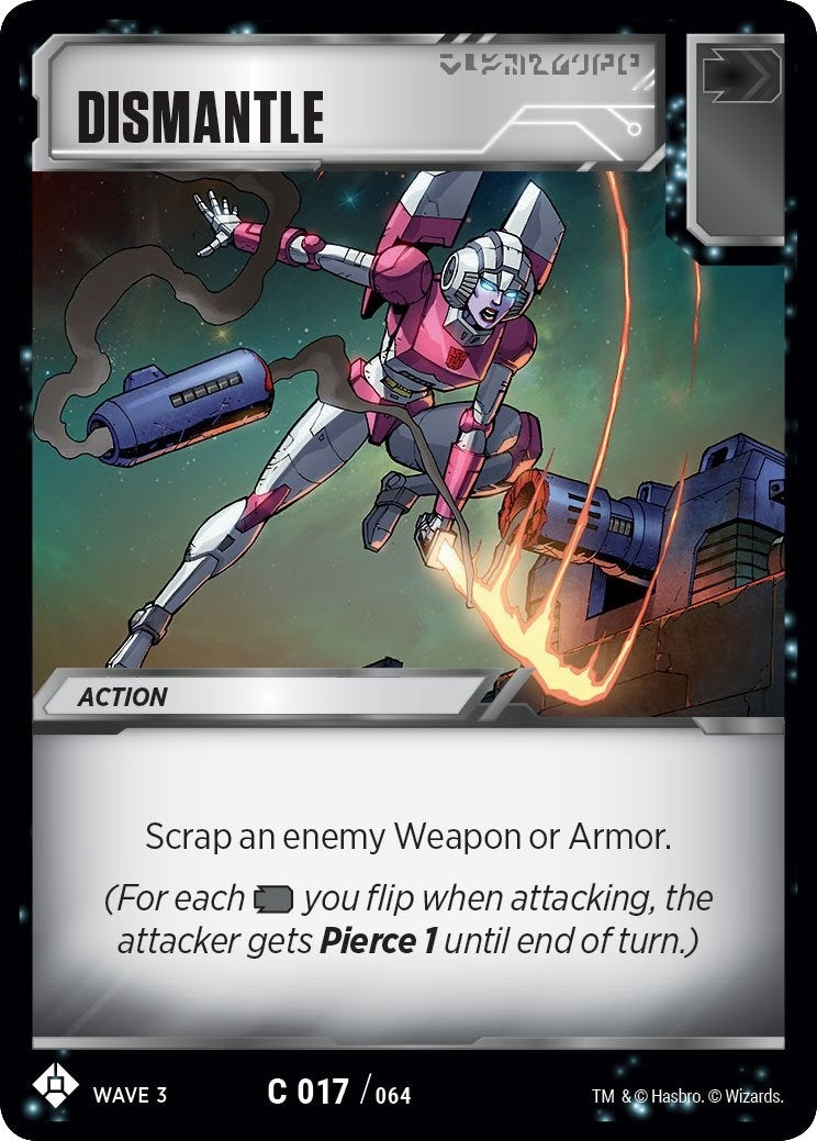 Dismantle (17) [WFCS1] - Transformers TCG Single