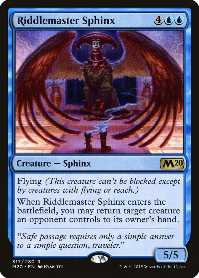 Riddlemaster Sphinx (317) [M20] - MTG Single