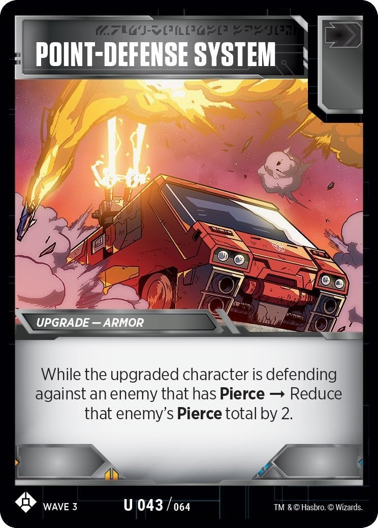 Point-Defense System (43) [WFCS1] - Transformers TCG Single