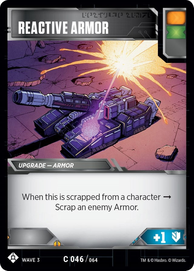 Reactive Armor (46) [WFCS1] - Transformers TCG Single