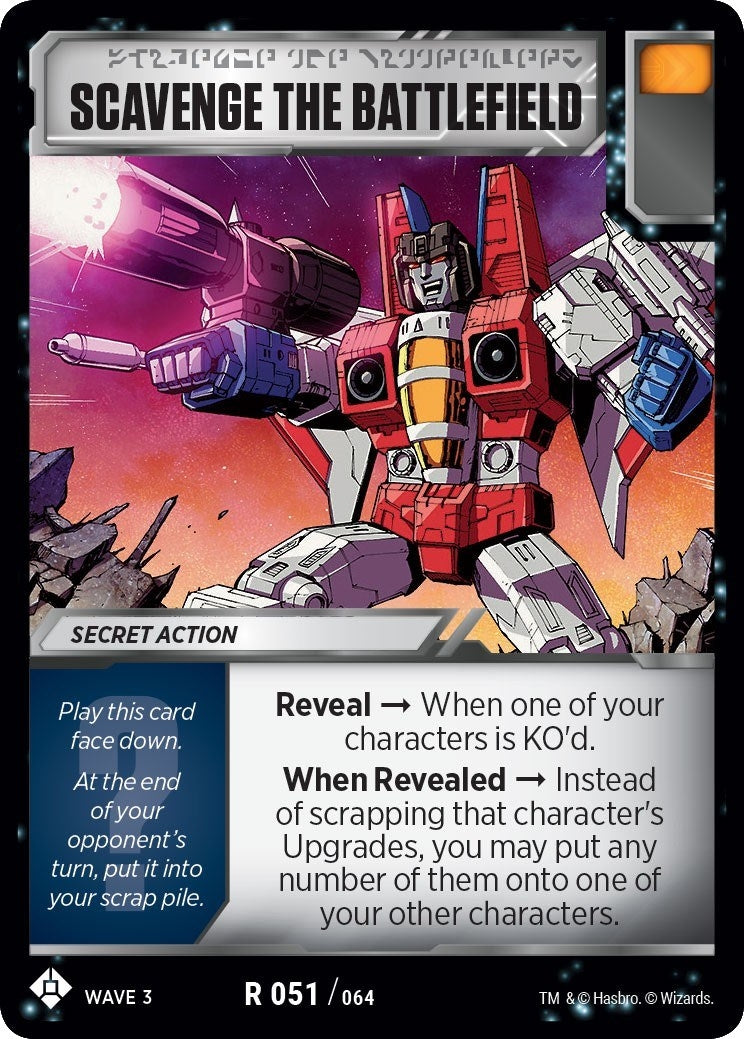 Scavenge the Battlefield (51) [WFCS1] - Transformers TCG Single