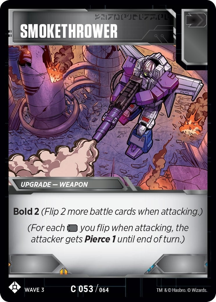 Smokethrower (53) [WFCS1] - Transformers TCG Single