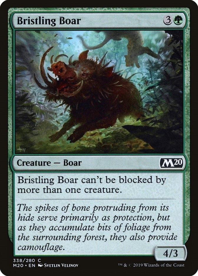 Bristling Boar (338) [M20] - MTG Single