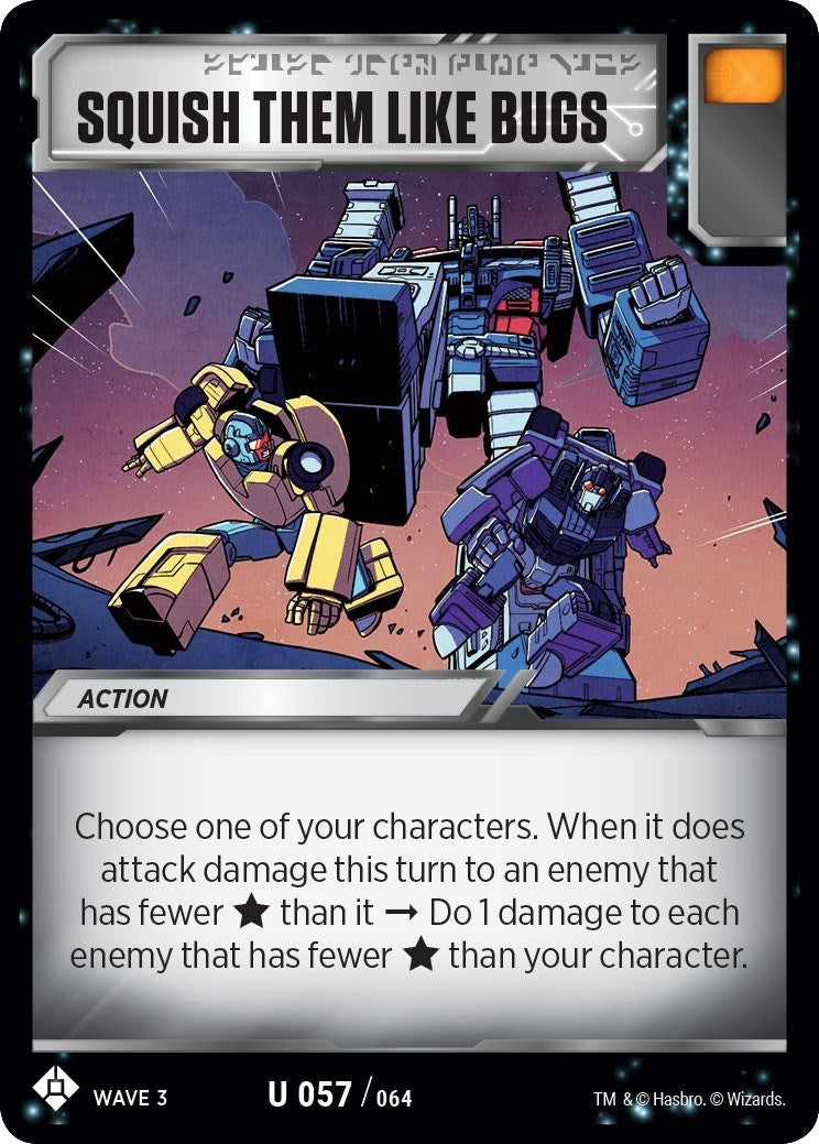 Squish Them Like Bugs (57) [WFCS1] - Transformers TCG Single