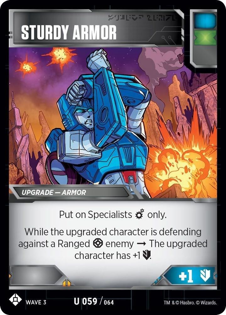 Sturdy Armor (59) [WFCS1] - Transformers TCG Single
