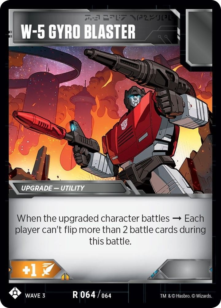 W-5 Gyro Blaster (64) [WFCS1] - Transformers TCG Single