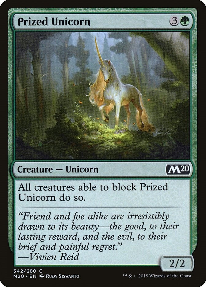Prized Unicorn (342) [M20] - MTG Single