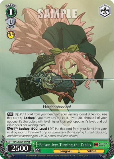 Poison Ivy: Turning the Tables (1007) [BNJ/SX0] - Weiss Schwarz Single