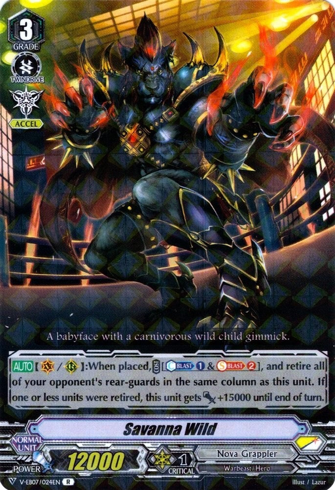 Savanna Wild (7024) [V-EB07] - Cardfight Vanguard Single