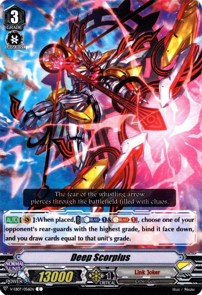 Deep Scorpius (7056) [V-EB07] - Cardfight Vanguard Single