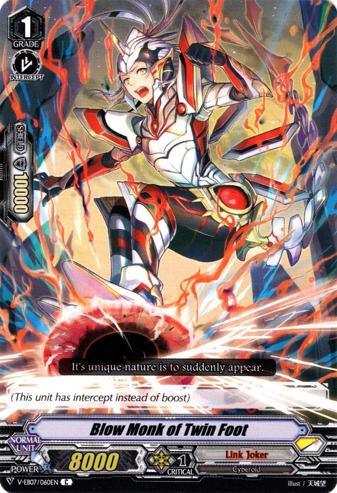 Blow Monk of the Twin Foot (7060) [V-EB07] - Cardfight Vanguard Single
