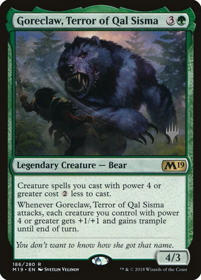 Goreclaw Terror of Qal Sisma (186) [PPM20] - MTG Single
