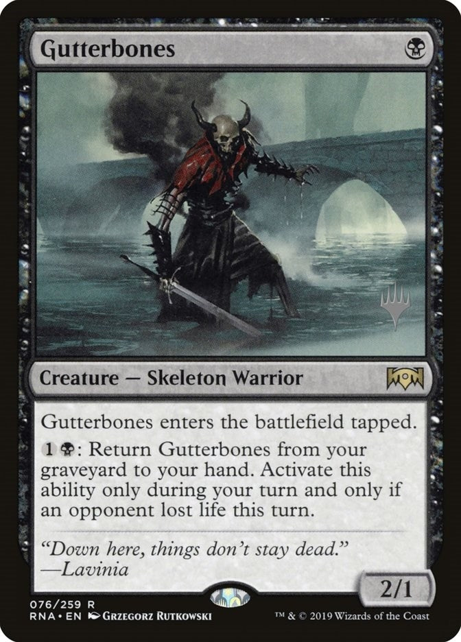 Gutterbones (76) [PPM20] - MTG Single