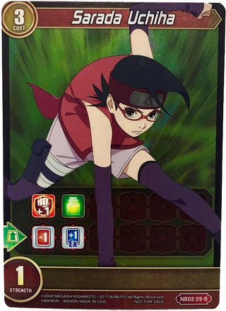 Sarada Uchiha (NB02-29-B) (229) [NBTPC] - Chrono Clash System Single