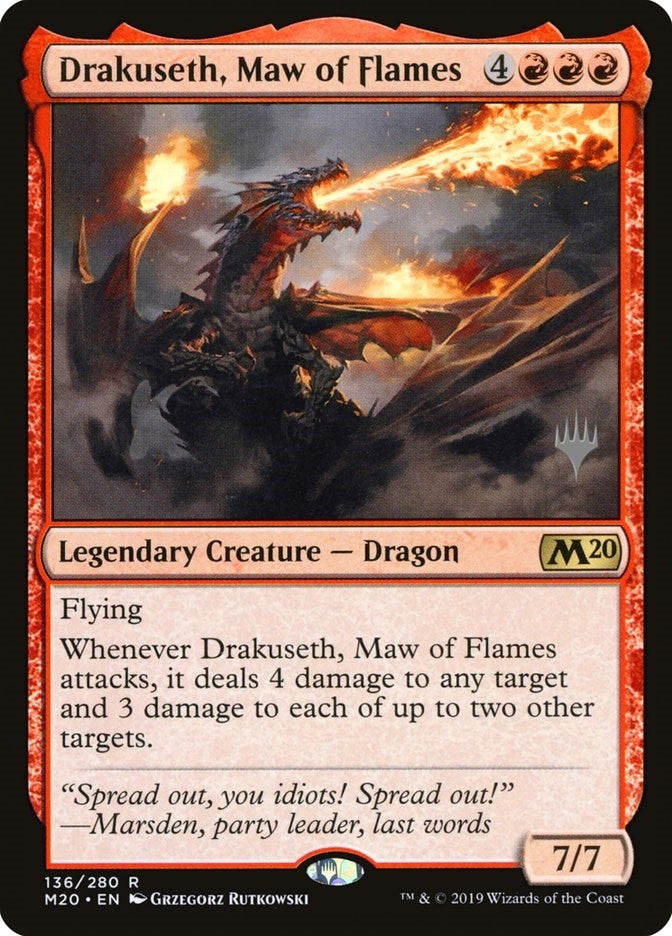 Drakuseth Maw of Flames (136) [PPM20] - MTG Single