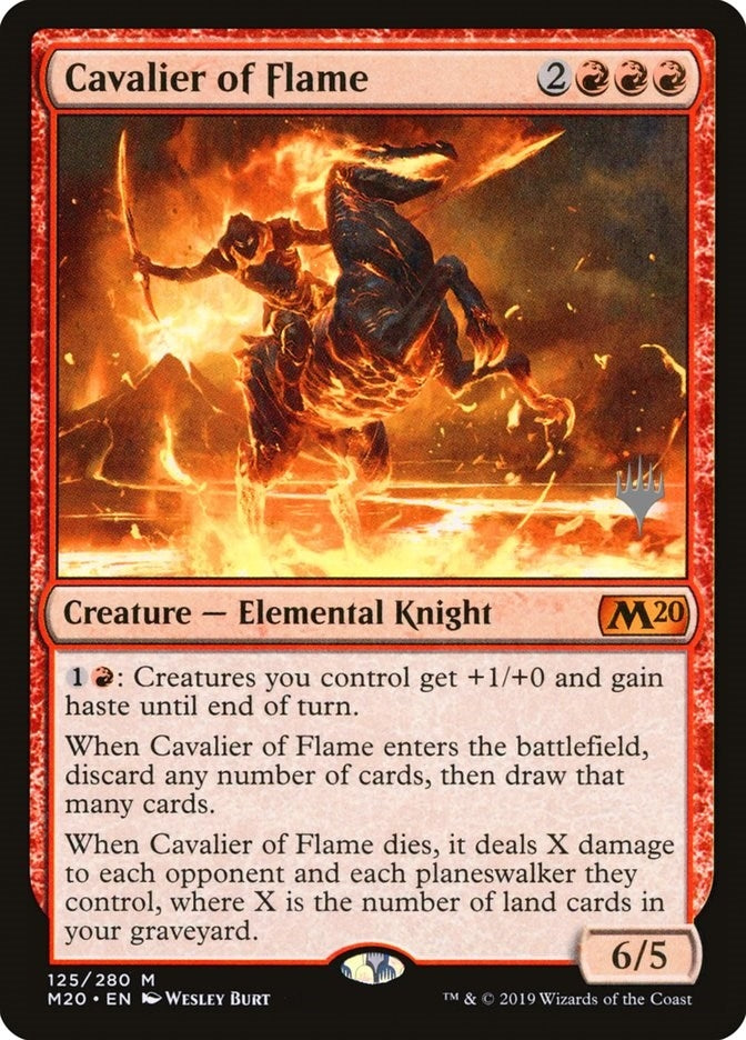 Cavalier of Flame (125) [PPM20] - MTG Single