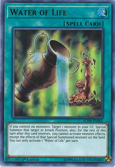 Water of Life (2) (BLHR) - YuGiOh Single