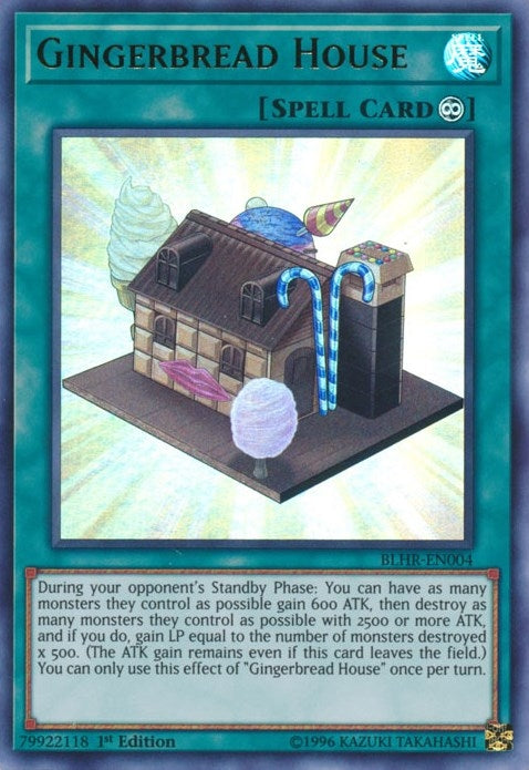 Gingerbread House (4) (BLHR) - YuGiOh Single