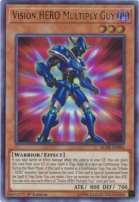 Vision HERO Multiply Guy (6) (BLHR) - YuGiOh Single