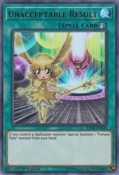 Unacceptable Result (20) (BLHR) - YuGiOh Single