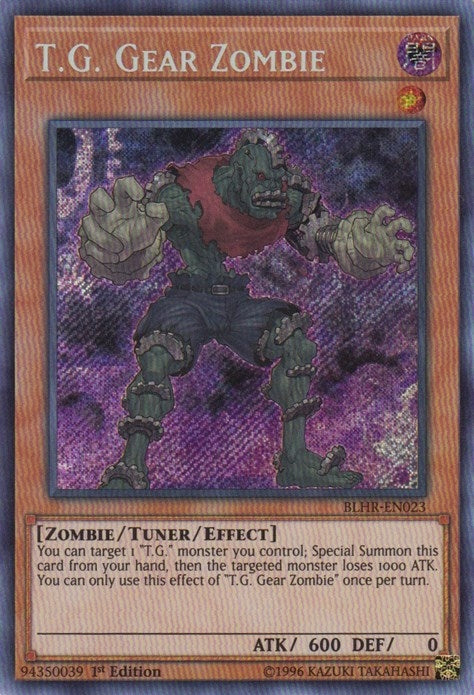 T.G. Gear Zombie (23) (BLHR) - YuGiOh Single