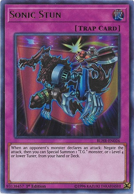 Sonic Stun (26) (BLHR) - YuGiOh Single