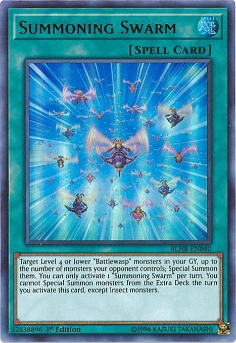 Summoning Swarm (40) (BLHR) - YuGiOh Single