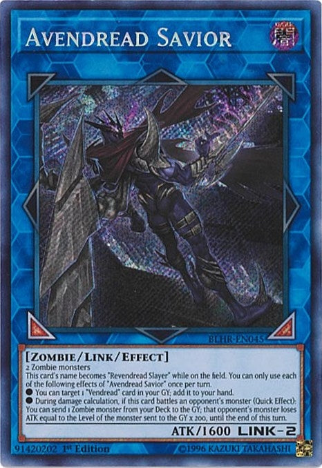 Avendread Savior (45) (BLHR) - YuGiOh Single