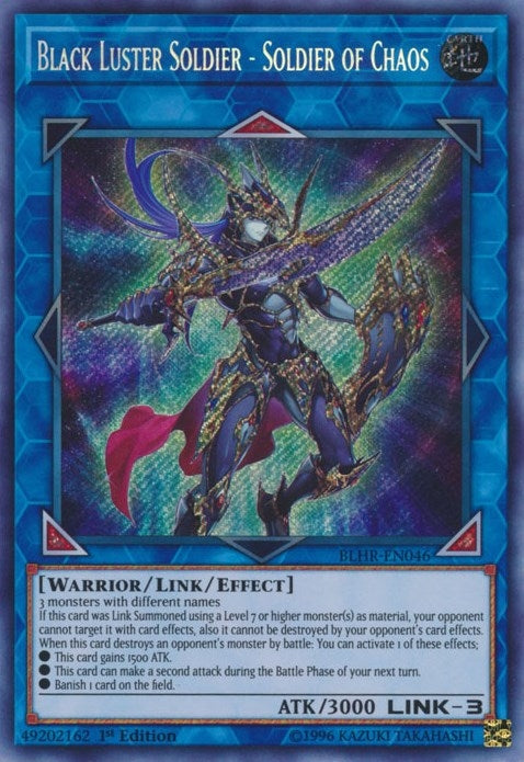 Black Luster Soldier - Soldier of Chaos (46) (BLHR) - YuGiOh Single